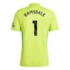 Officiële Voetbalshirt + Korte Broek Doelman Arsenal Ramsdale 1 Thuis 2024-25 - Kids